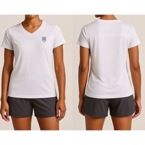 Harrow Sports Rally Shooter Shirt White & Black – Size Large